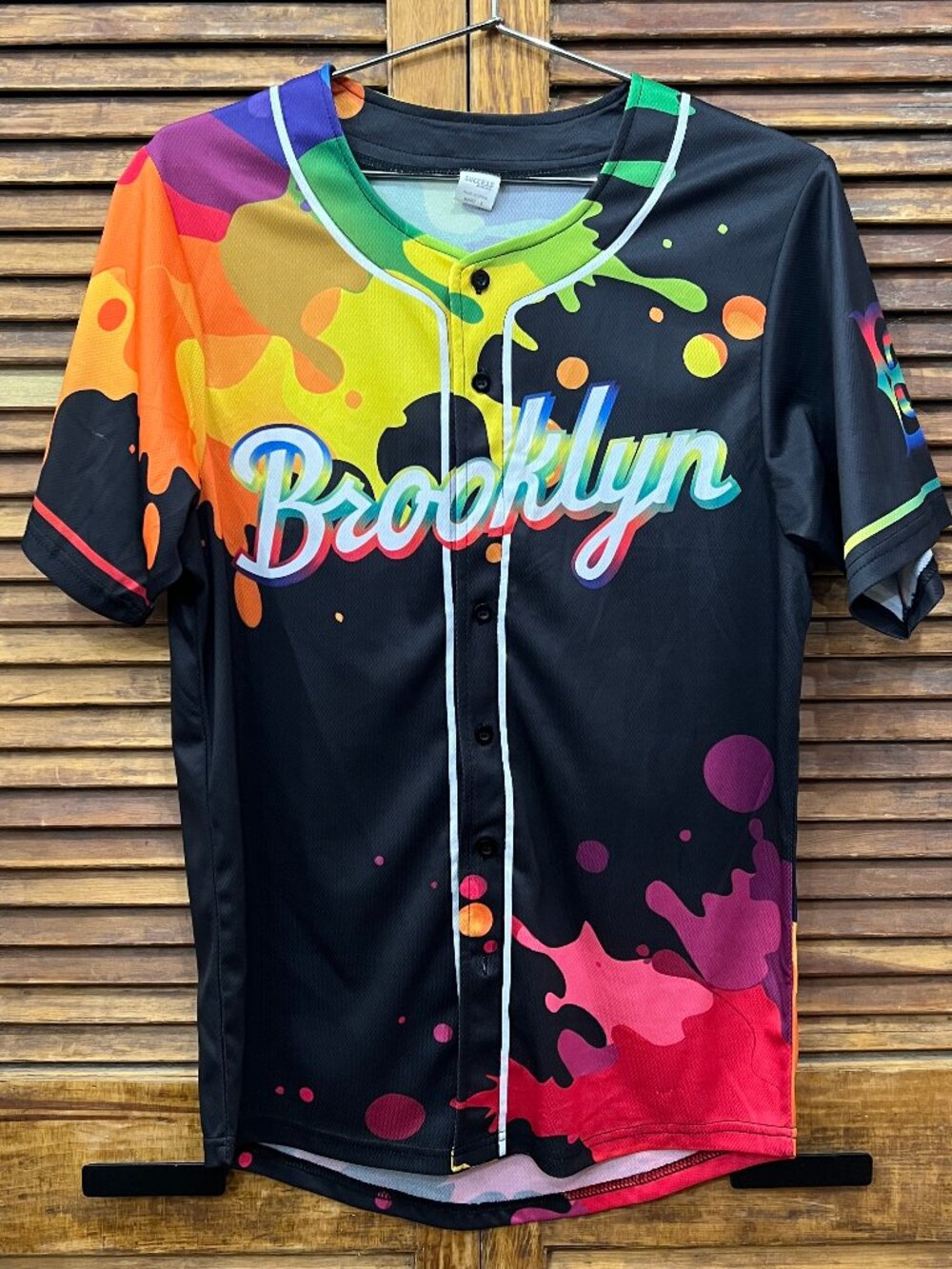 Brooklyn Cyclones gay pride night promotional jersey, adult small, 2025